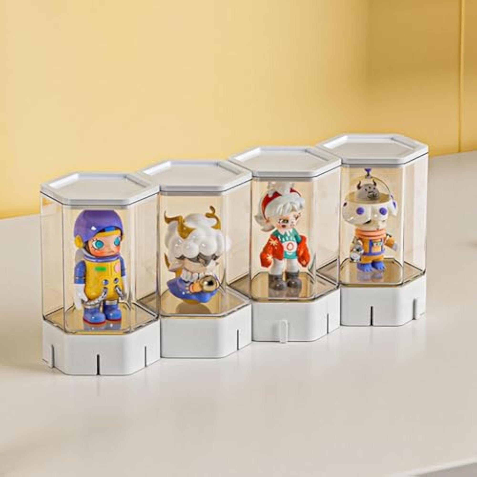 Mini Display Case for Building Blocks, High Style Black